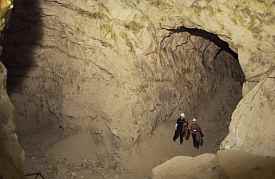 Høj hule i Mønsted Kalkgruber